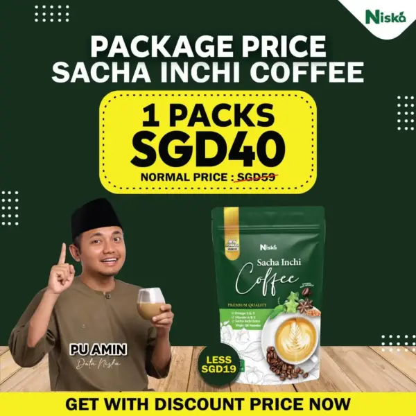 1 PACK KOPI SACHA INCHI